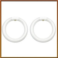 [chasoedivine.sg] 2pcs FC8T9/CW Circular Fluorescent Light Bulb,8Inch Round T9 22W Circline Bulbs Re