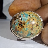 PERSIAN TURQUOISE biru TOSCA EST DIM 21.5x19x11 Ring 7