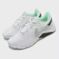 Nike 訓練鞋 Wmns Legend Essential 2 女鞋 白 銀 綠 支撐 重訓 健身 CQ9545-102