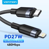 Vention PD 27W USB C to Lightning For iPhone 14 13 12 11 Pro Max Xs 8 Plus iPad Macbook Wire 27W PD 