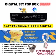 READY STOK Set Top Box Sharp - TV Digital - Alat Penerima Siaran