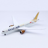 JC Wing 1:200 Alloy Airplane Model Gulf Air 787-9 Dreamliner A9C-FB Collectible Static Model for Age