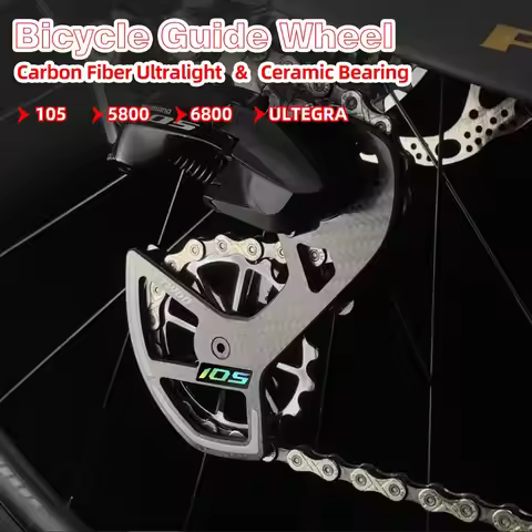 LTWOO Bicycle Ceramic Bearing Speed Carbon Fiber Pulley Wheel Rear Derailleurs Guide Wheel for Shima
