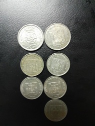 澳門弊 1968年1元,1982年1元及5元 1983年1元