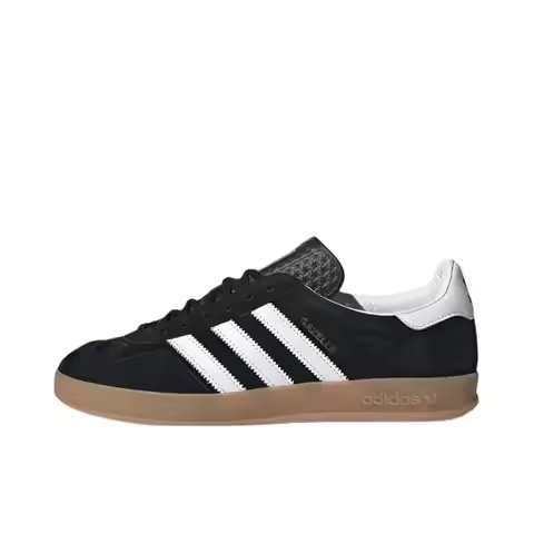 Adidas Originals Gazelle Black White Anti-Slippery Comfortable Light Weight Men and Women Skateboard
