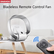 Daewoo Leafless Remote Control Fan Household Fan Floor Fan Small Dormitory Silent Tower Fan Standing Desktop Fan