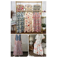 FAVORITE BANGKOK MOTIF SKIRT A-Line Skirt Floral Skirt