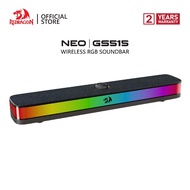 Redragon GS515 Wired+BT RGB Desktop Soundbar 2.0 Channel Stereo Computer Speakers for Desktop with B