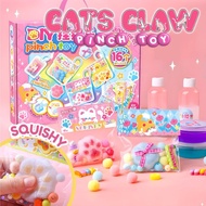 BYJ MR TOYS Cat Claw Pinch Toy DIY Slime &amp; Squishy Arts &amp; Crafts for Girls