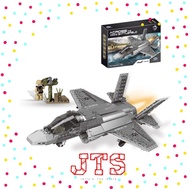 JTS XINGBAO F35 Fighter 06026 Across the Battlefield Army Aeroplane Military Building Block