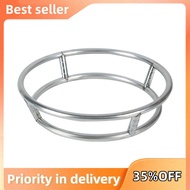 1 Piece Wok Stainless Steel Wok Ring Pot Rack Burner Grate Replacement Wire Insulated Pot Mat Stand 
