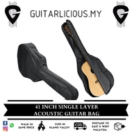 41 Inch PVC Acoustic Guitar Bag (PVC41) 41 inci akustik gitar beg 1 strap waterproof