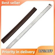Thick Metal Straight Edge 20 Inch& 50cm Heavy Duty Ruler, 0.2", Inch& mm Measurement Tool for Constr