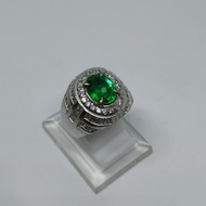 Aquamarine cutting stone ring