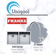 FRANKE PLANAR 860MM Bundle With Franke Lina Mixer Tap (CHROME)