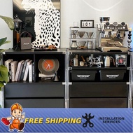 Free Delivery🚚Bauhaus Locker Living Room Sofa Side Cabinet Floor-standing Multi-layer Drawer Cabinet