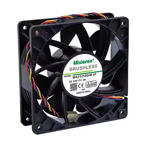 2026 Hot Miner Cooling Fan 4-Pin Connector Brushless Replacement DC 12V 5.0A Cooler Fan Low Noise Fo