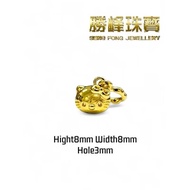SF Hello Kitty Pendant/Charm /100%AUTHENTIC 916GOLD(DZ093/6D191)