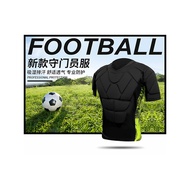 Big Fire Football Goalkeeper Uniform Goalkeeper Anti-Collision Short Protection Sports Armor Clothin