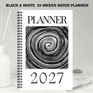 2027 Calendar Daily Weekly Planner Journal Diary Notebook Organize Gift Stationery School Giveaway