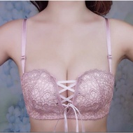 BRA (K-F42) SEAMLESS FASHION PREMIUM BROCADE WITHOUT WIRE AND PUSH UP FOAM