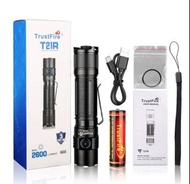 Trustfire T21R 強光手電筒 戰術手電筒 2600 LUMENS 21700 充電電池 USB充電 行山 露營