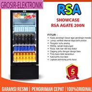 Showcase Rsa Agate 200 Lemari Pendingin 3 Rak - Kapasitas 191 Liter