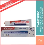 CANESPRO ONCE DAILY BIFONAZOLE ANTIFUNGAL CREAM 1% 15G