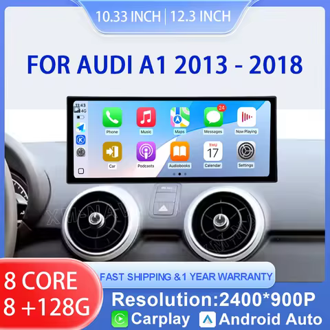 For Audi A1 2013 2014 - 2018 Android 15 GPS Navi Autoradio DSP Stereo Car Video Multimedia Radio Pla