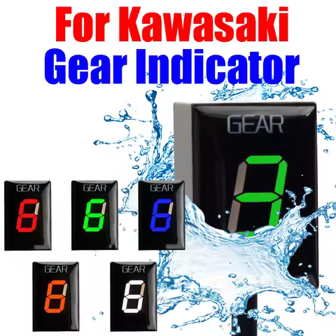 1-6 Speed Motorcycle Gear Indicator Gear Display Meter For Kawasaki ER-6N ER6N ER6F ER-6F ER-4N ER4N