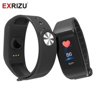 EXRIZU F1s Smart Wristband Blood Pressure Bracelet Watch Heart Rate Monitor Smart Band Health Fitnes