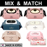 Korean Wet Tissue / Wet Wipes  Mix and Match GomDoLi Bebeen Mamiyo Soonsu Goomtoli