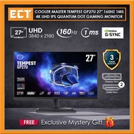 Cooler Master GP27U 27" (3840 x 2160) 160Hz 1Ms 4K UHD IPS Quantum Dot Gaming Monitor (HDMI, DP, Typ