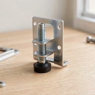 4 Pcs Cabinet Leg Levelers Heavy Duty Leveling Feet Furniture 6.50X4.00X3.70CM Silver  kenaier