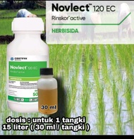 novlect 120 ec / novlek / herbisida untuk rumput pada padi / herbisida selektif padi / herbisida rumput padi / rumput padi ampuh /