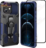 Case Shockproof iPhone 12 Armor Hardcase Stand Clip