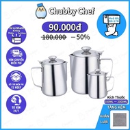 Stainless steel water bottle with lid 350ml - 2000ml Chubyy Chef extremely clean coffee water bottle