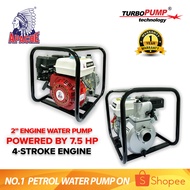 APACHE/BRAVADO TurboPUMP® 7.5HP 4-Stroke Gasoline Water Pump | 2” (50mm) Engine Water Pump | Petrol 