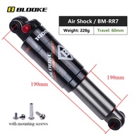 BLOOKE จักรยาน Air โช้คอัพสำหรับด้านหลัง/ด้านหน้า120/125/150/165/190Mm สำหรับ MTB จักรยาน E-Bike Kin