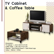 TV CABINET COFFEE TABLE / MODERN NORDIC MEDIA STORAGE/ TV CONSOLE/LIVING HALL CABINET/TV RACK/TV STAND