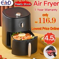 air fryer philips air fryer khind air fryer EAHD Air Fryer 4.5L Large Capacity Non-Stick Fryer Suppl