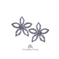 Fliz - DAISY EARRING - Daisy Flower Earrings Silver925 Stud S925 Simple Flower Stud Earring AS20106