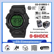 G SHOCK Black and Electro Green Series Men Sports Watch GD-010BEG-1 / GD-010BEG / GD-010 / GD010BEG 