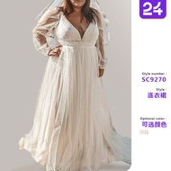 MODAVIVAPregnant Women Plus Size Gauze Swing Dress – SC9270, Flowy A-Line Maternity Maxi, Breathable