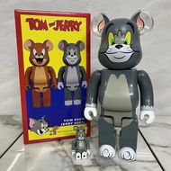 Bearbrick × Tom and Jerry - 400% 28 cm &amp; 100% 7cm Gear Joint ABS Fashion Anime Action Figures Toy Collection Gift