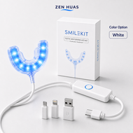 SmileKit Teeth Whitening Kit LED Teeth Whitening Kit 16 Blue Light Mouth Tray 4 Whitening Pens 16 Mi