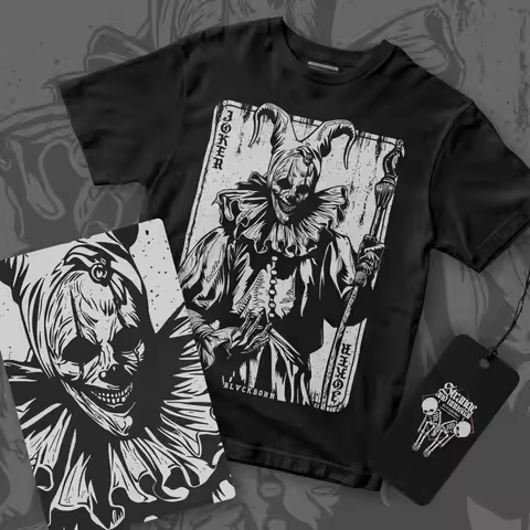 Jolly Joker cotton shirt All Size Unisex T-Shirt