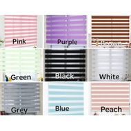 [ZEBRA BLINDS] BEST QUALITY Korea Zebra Blinds Bidai tingkap Window Blinds Bidai Zebra Ready Stock