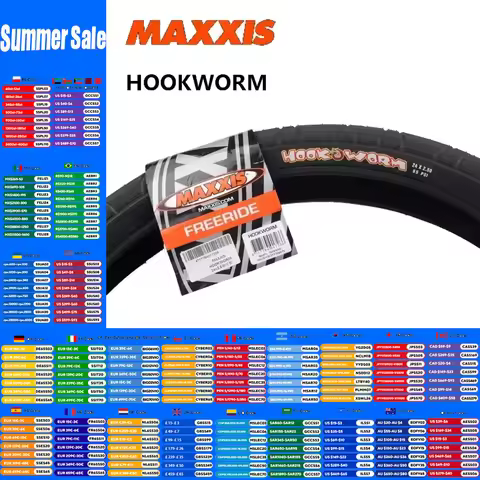 MAXXIS HOOKWORM Original Bicycle Tire For Pedicabs FLAT/PARK/STREET/VERT Cargo Bikes Tire 20×1.95/24