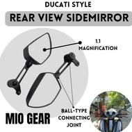Motorcycle Side Mirror for MIO GEAR| Ducati Style Rear Side Mirror